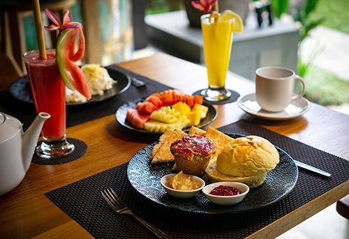 Bali hotel food